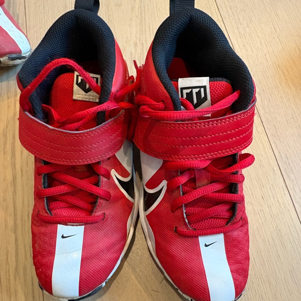 Nike Red, White and Black Troce Turf Cleats - Picture 3 of 6
